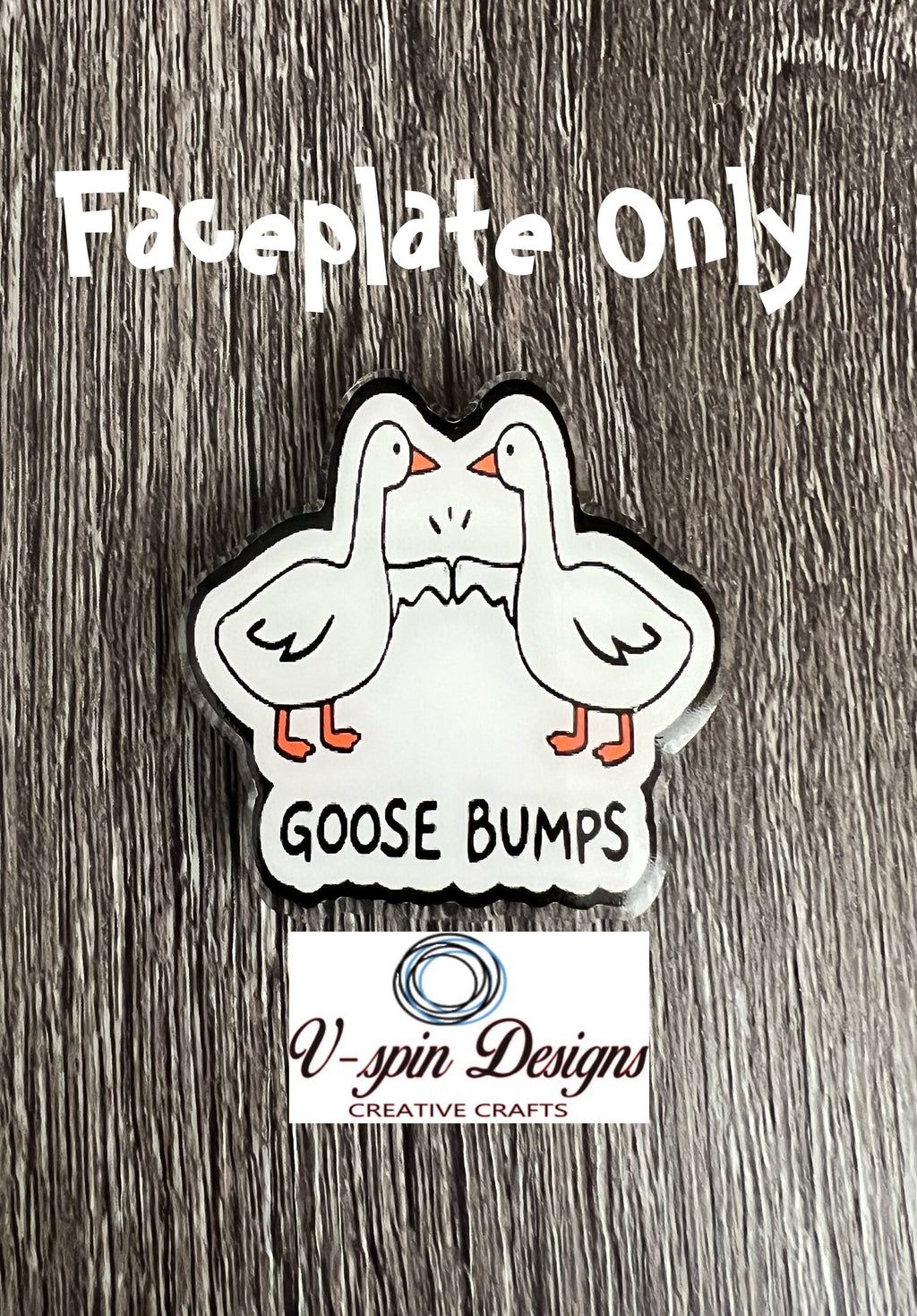 Goose Bumps Badge reel/ID Holder card holder/nurse/teachers/fun/silly