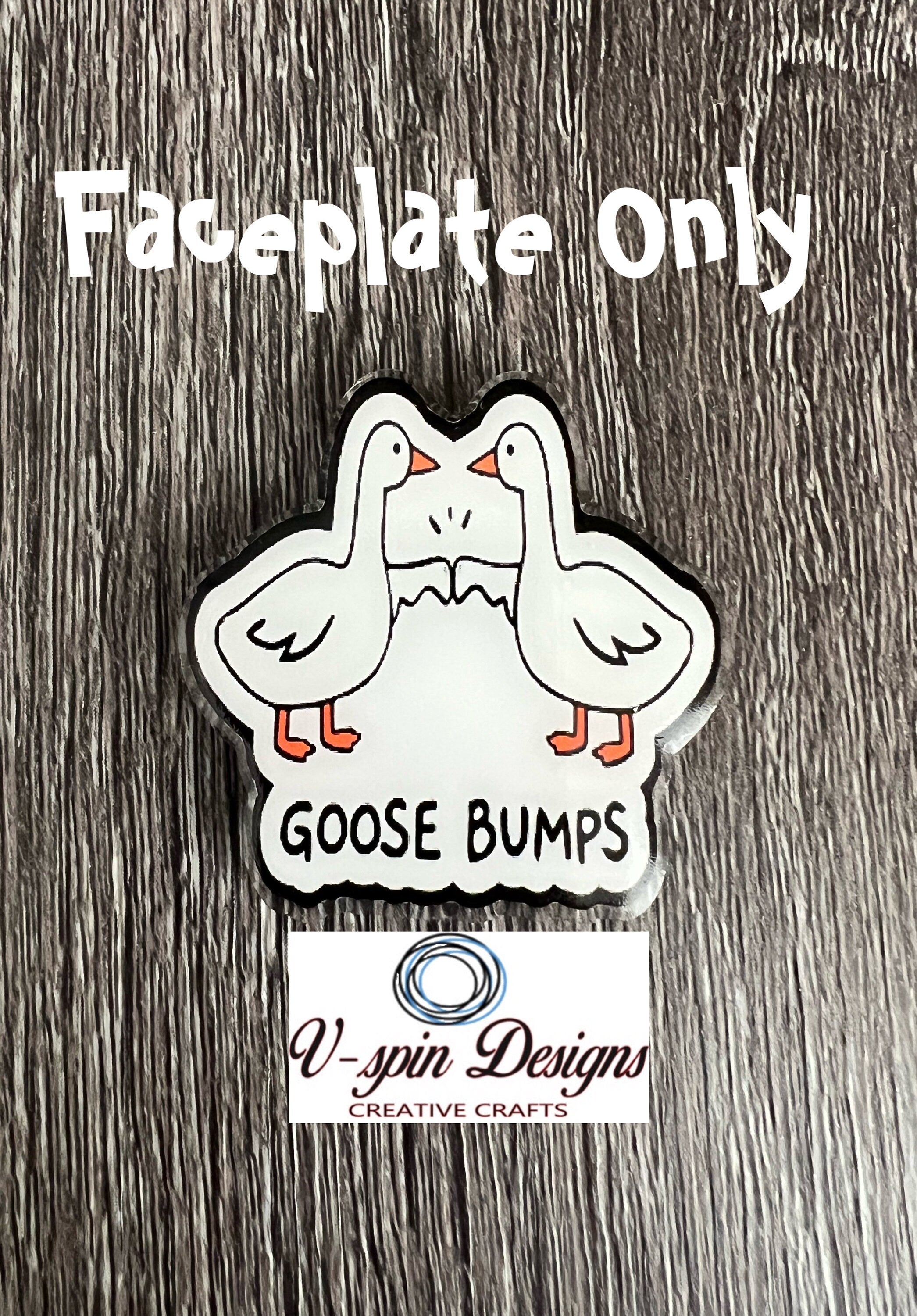 Goose Bumps Badge reel/ID Holder card holder/nurse/teachers/fun/silly