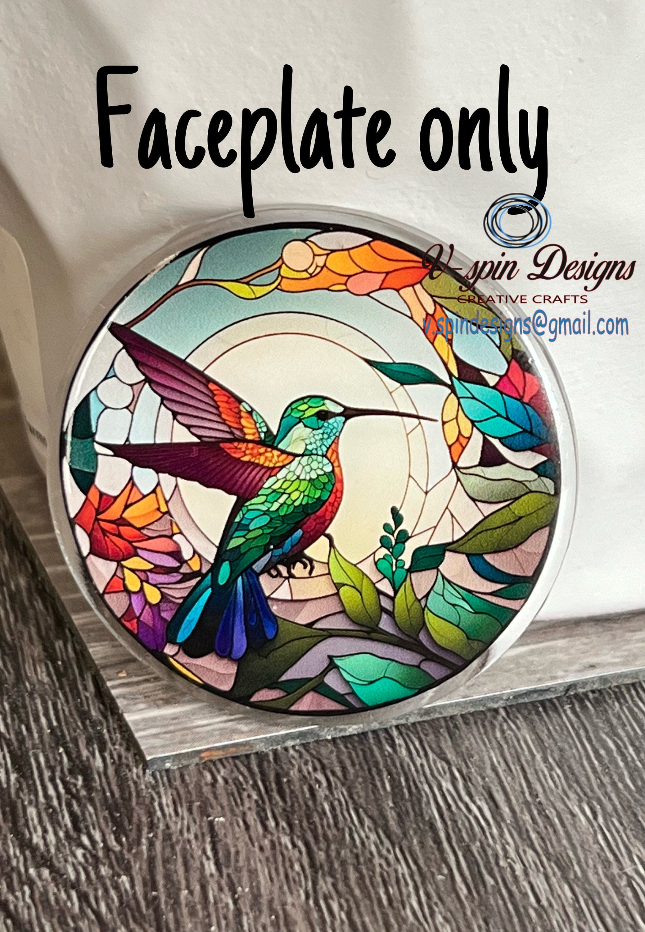 Hummingbird retractable badge reel/ID holder/nurse/card holder/teachers/birds
