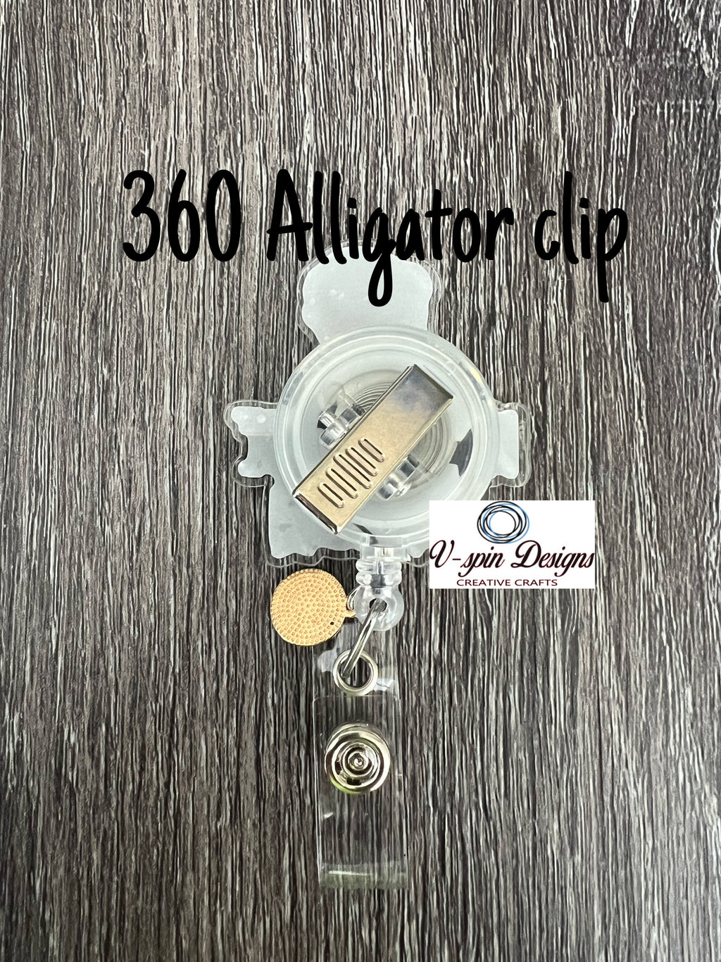 "Help Is On the Way, Dear!" Badge Reel | Funny Retractable Acrylic ID Holder