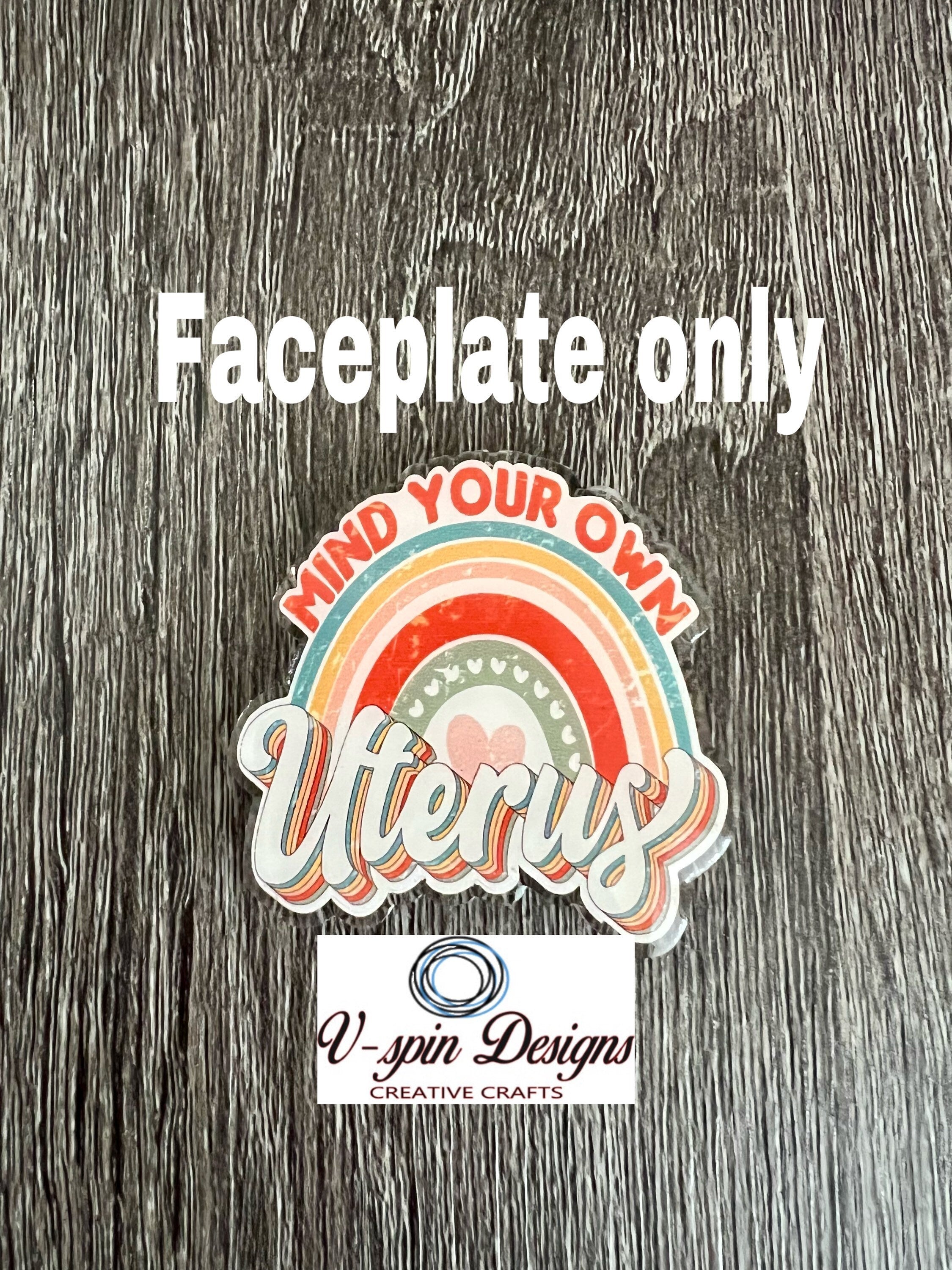 Funny Uterus badge reel/ID Holder/nurses/teachers/uterus/gynocology/gyno