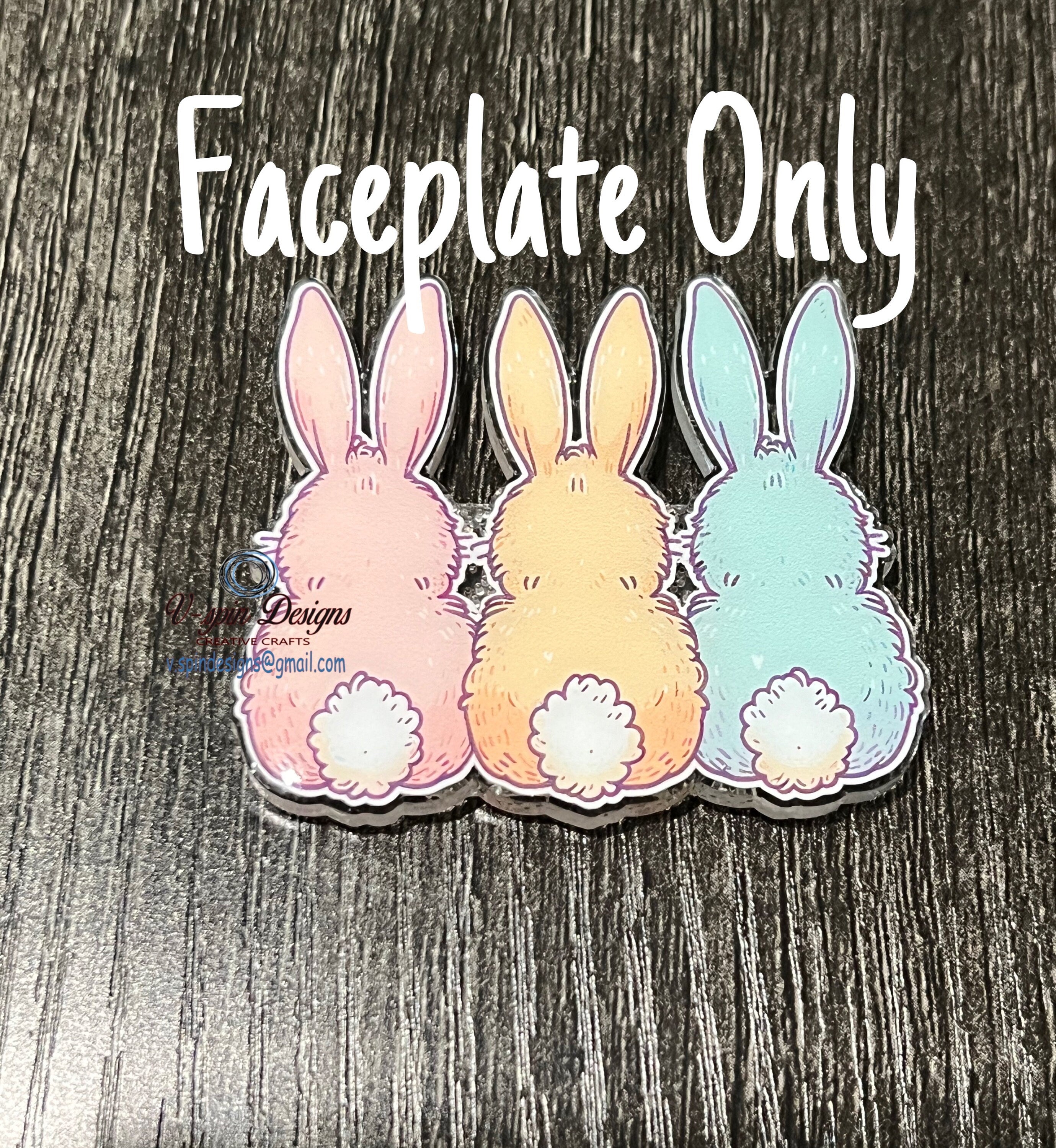 Easter Bunnies badge reel/ID Holder/card holder/teachers/nurses/Easter