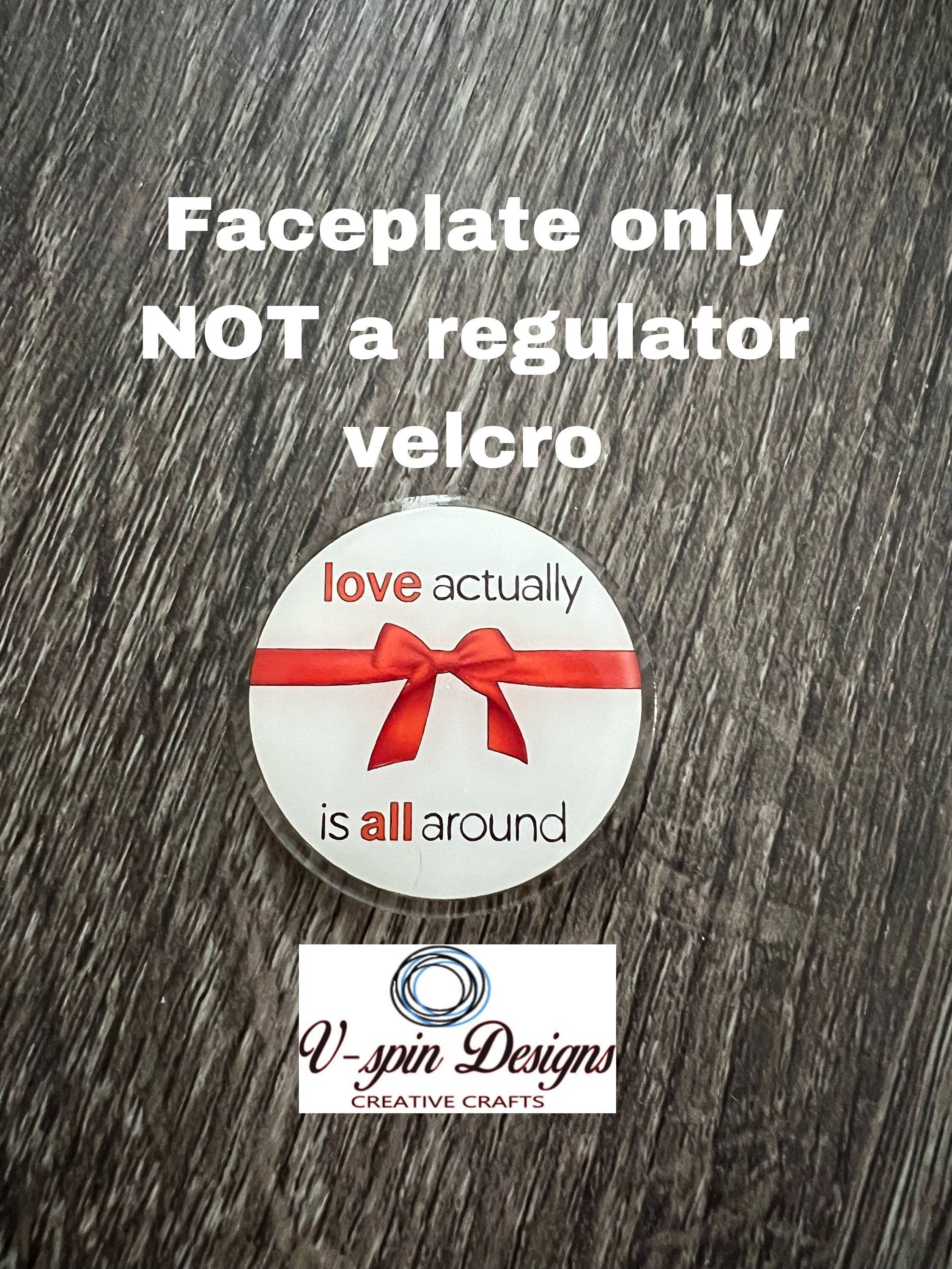 "Love Actually Is All Around" Badge Reel | Retractable Acrylic ID Holder