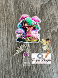 Fairy Home retractable badge reel/ID holder/nurse/card holder/teachers/students/Fairy badge reels