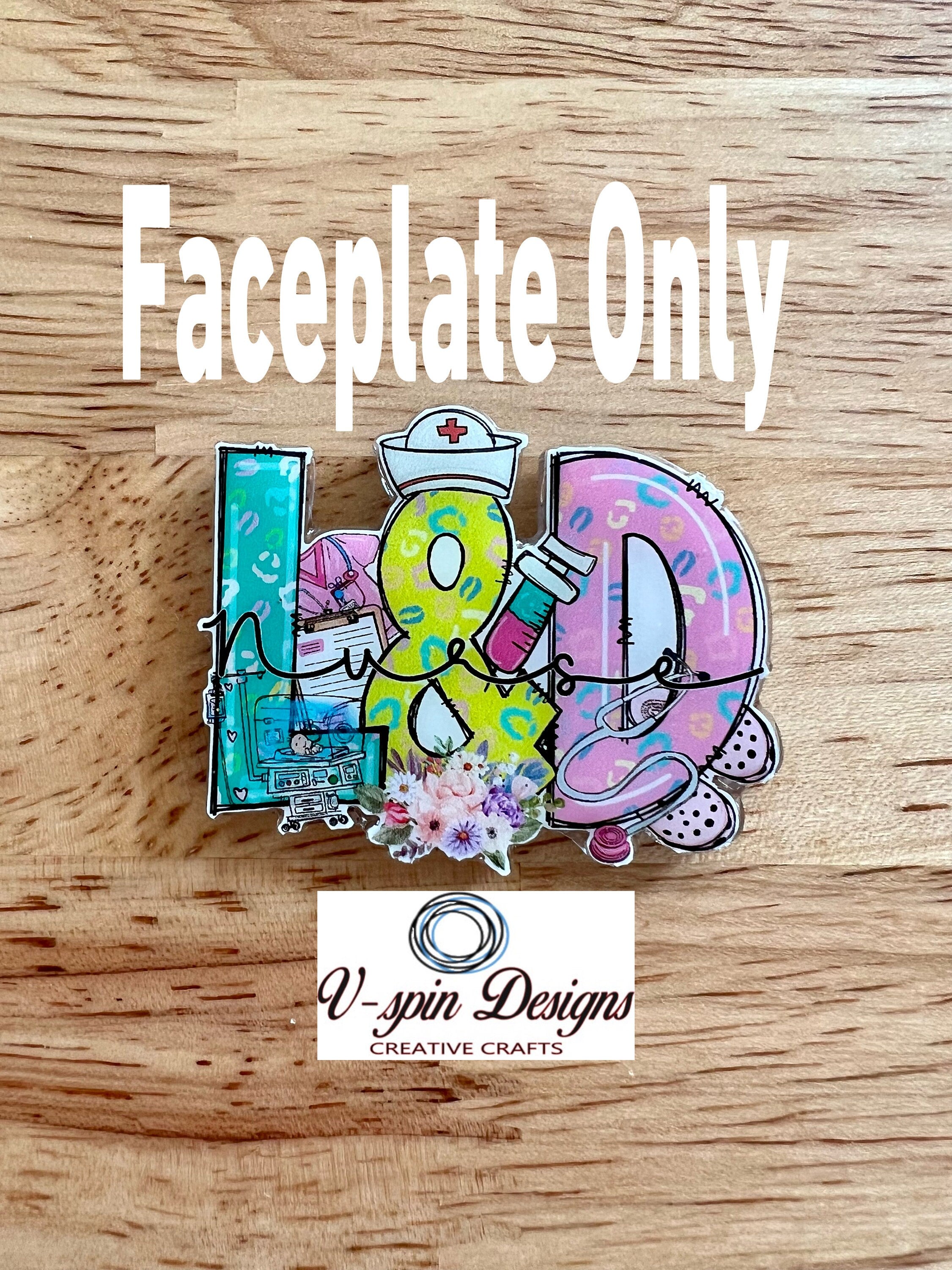 Labor & Delivery Nurse Badge Reel | Retractable Acrylic ID Holder