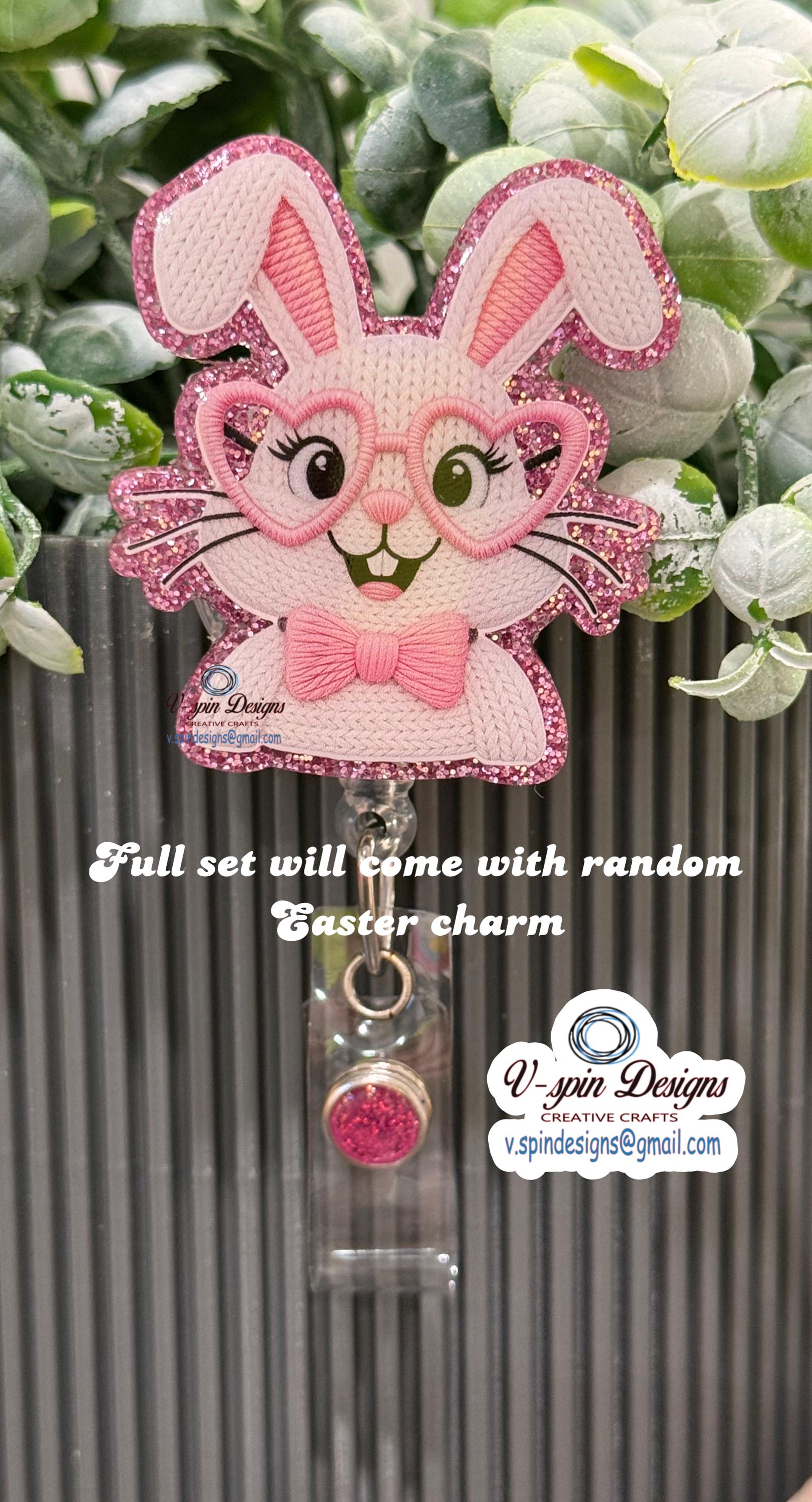 Easter Bunny badge reels/Nurse badge reels/Holiday badge reels