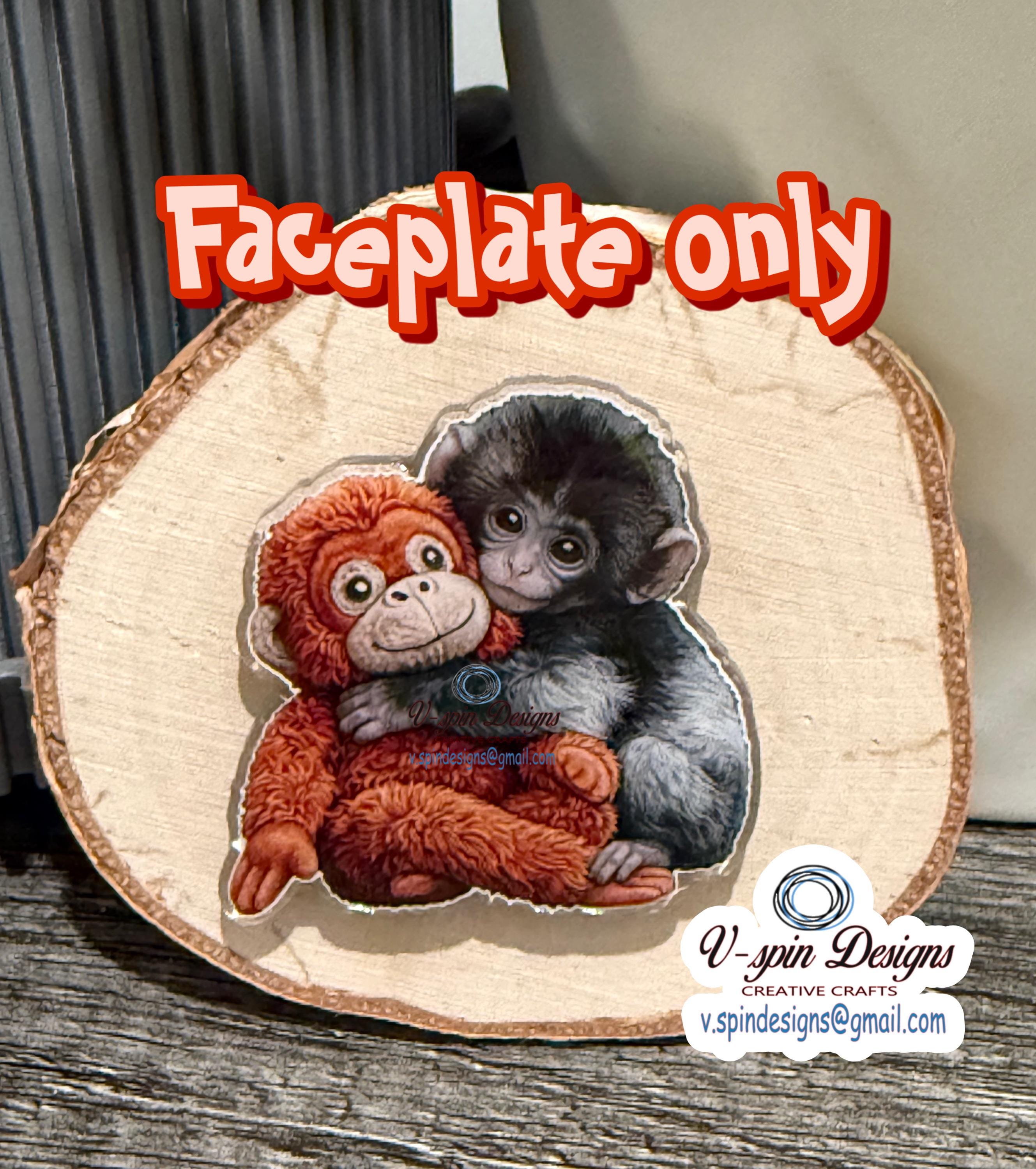 Cute monkey badge reel/ID holder/nurse badge reels