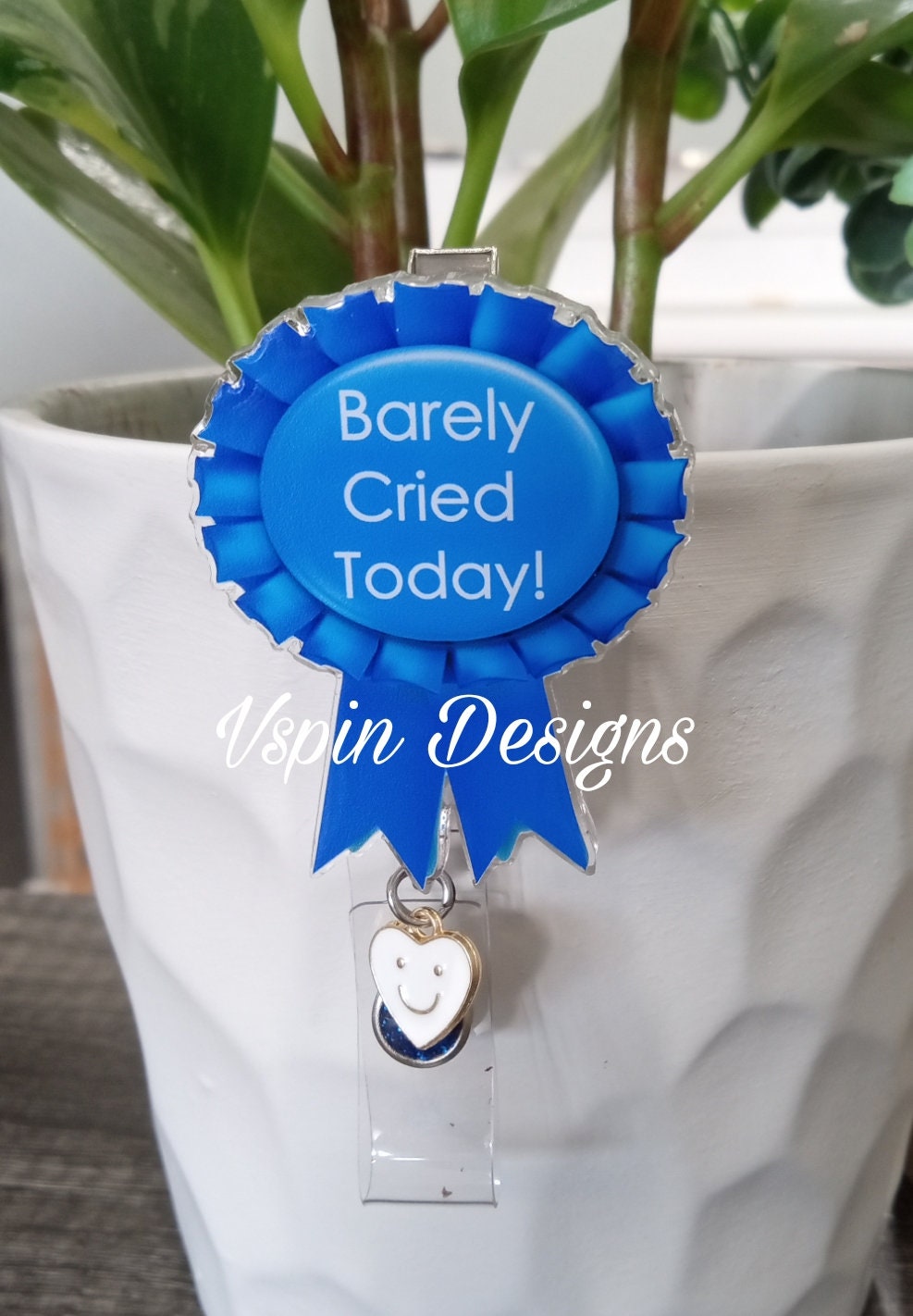 Barley Cried Today Blue-ribbon award Badge reel