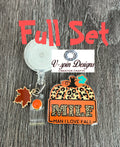 "MILF: Man I Love Fall" Badge Reel | Funny Fall Retractable Acrylic ID Holder