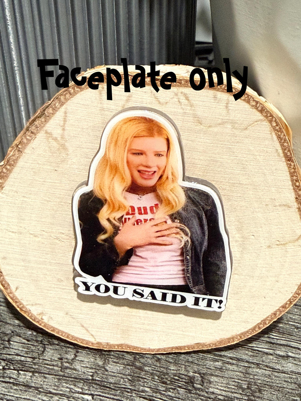 "You Said It" / "You Were Thinking It" Badge Reel | Funny Retractable Acrylic ID Holder