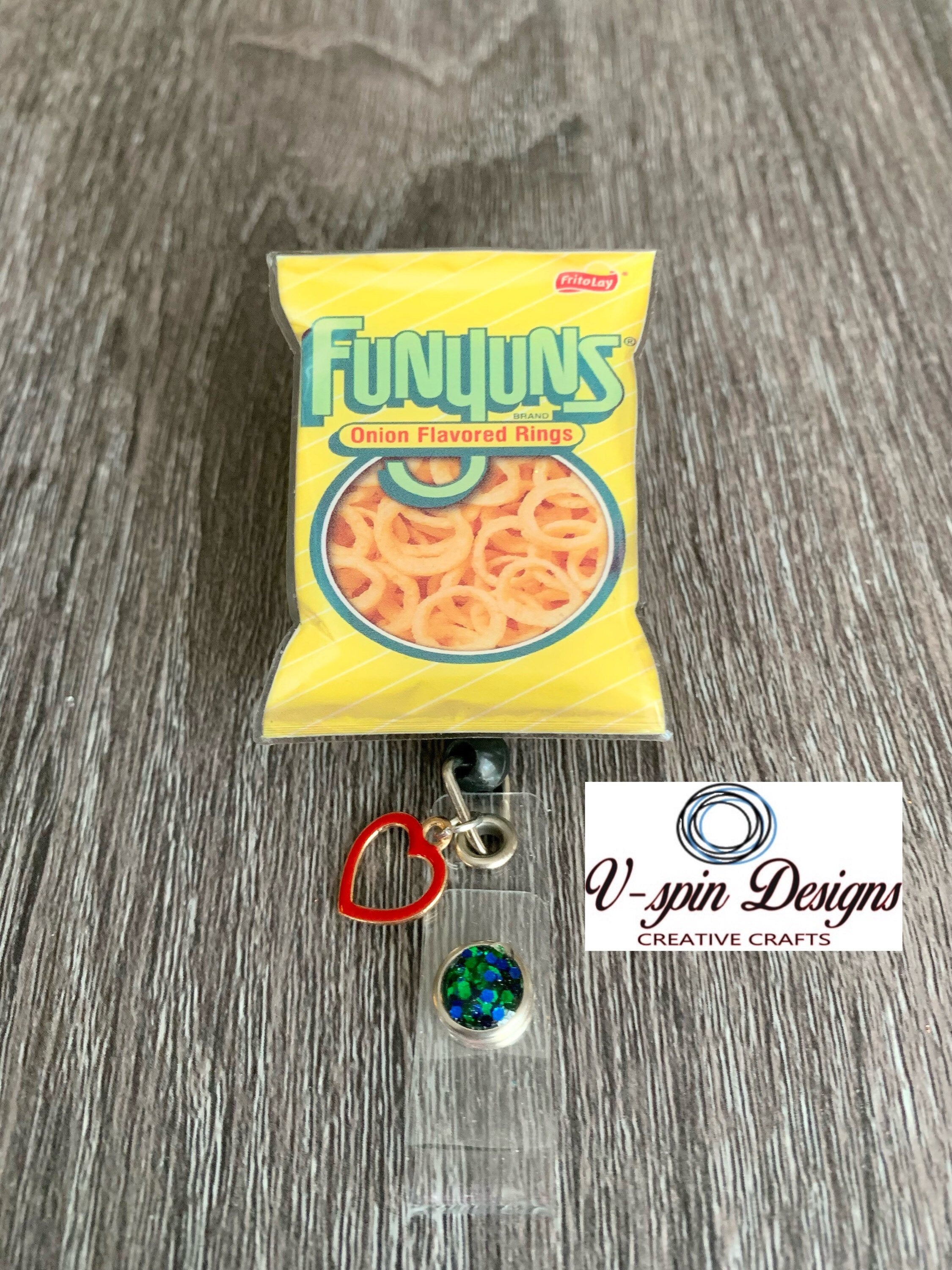 Chip bag retractable badge reel/ID holder/nurse/card holder/teachers/students/snacks