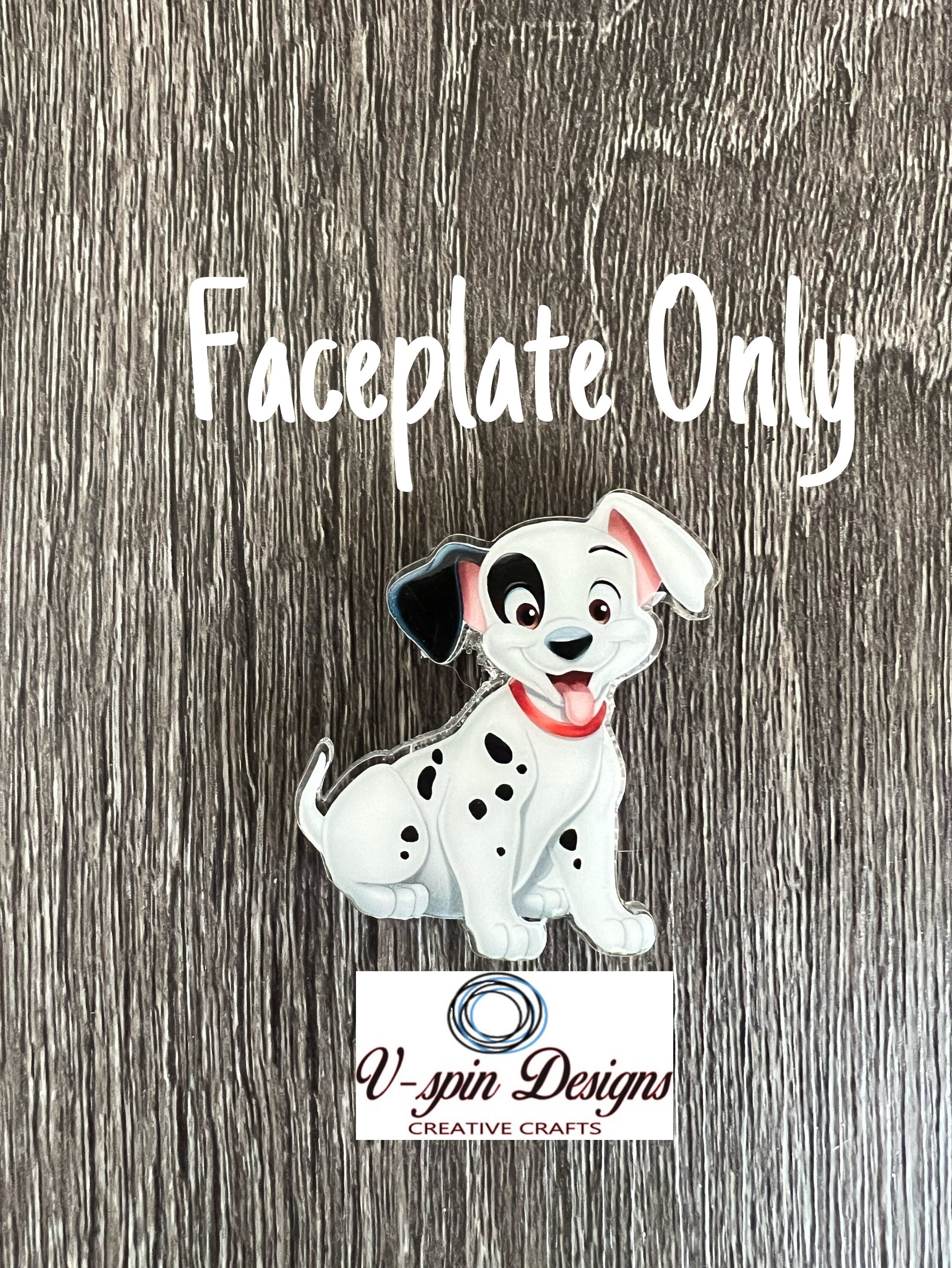 acrylic-Dalmation Dog badge reel/ID Holder/nurses/teachers/students/cartoon
