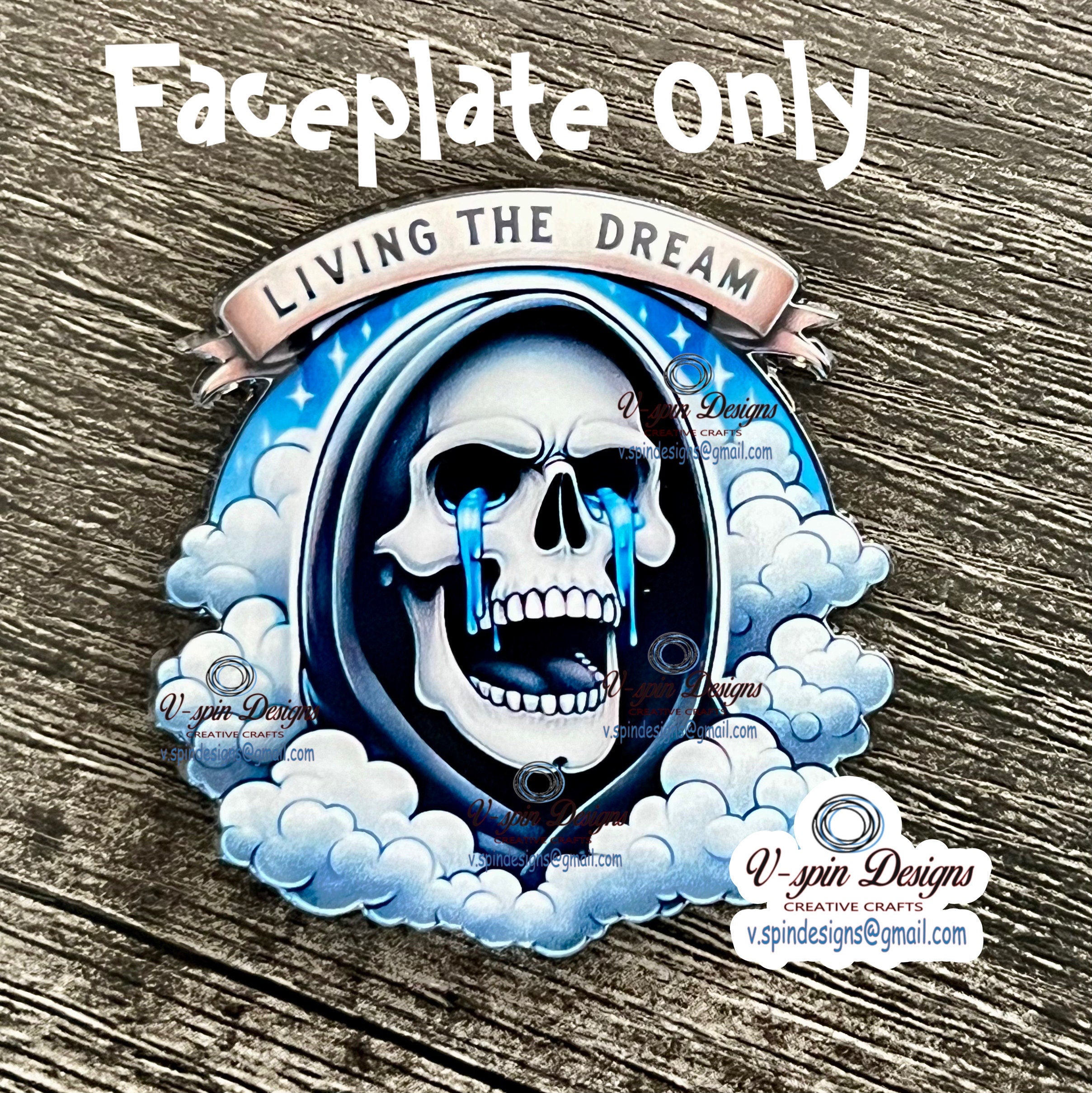 Living the Dream Badge reel/ID Holder card holder/nurse/teachers/fun/silly