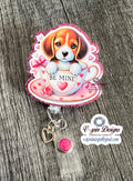 Beagle Cup badge reel/ID Holder/card holder/teachers/nurses/dogs