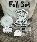 "This Some Boo Sheet" Halloween Badge Reel: Funny Acrylic ID Holder