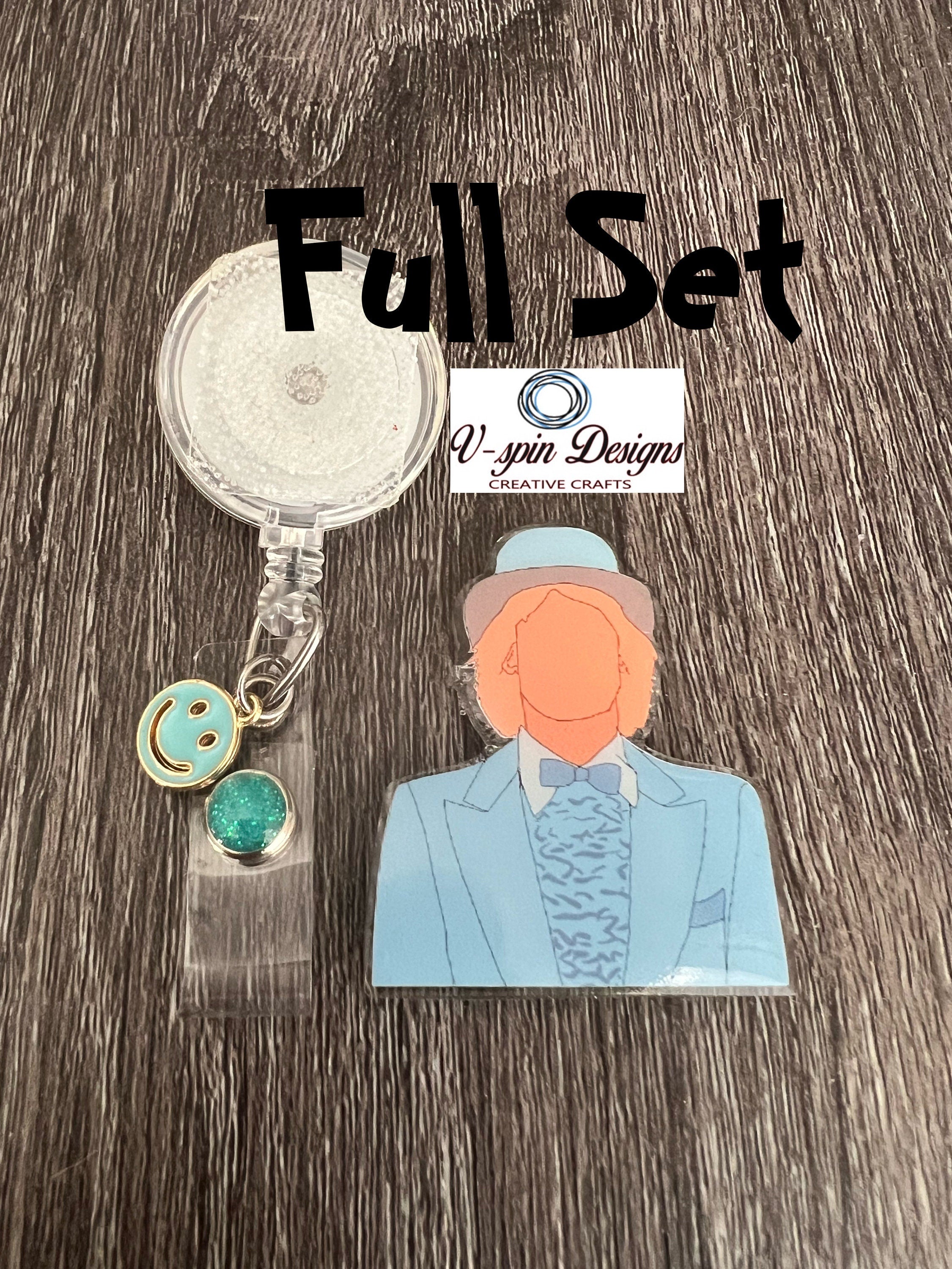 Funny Best Friends “Blue suit Best Friends” Badge reel/ID Holder card holder/nurse/teachers/fun/silly