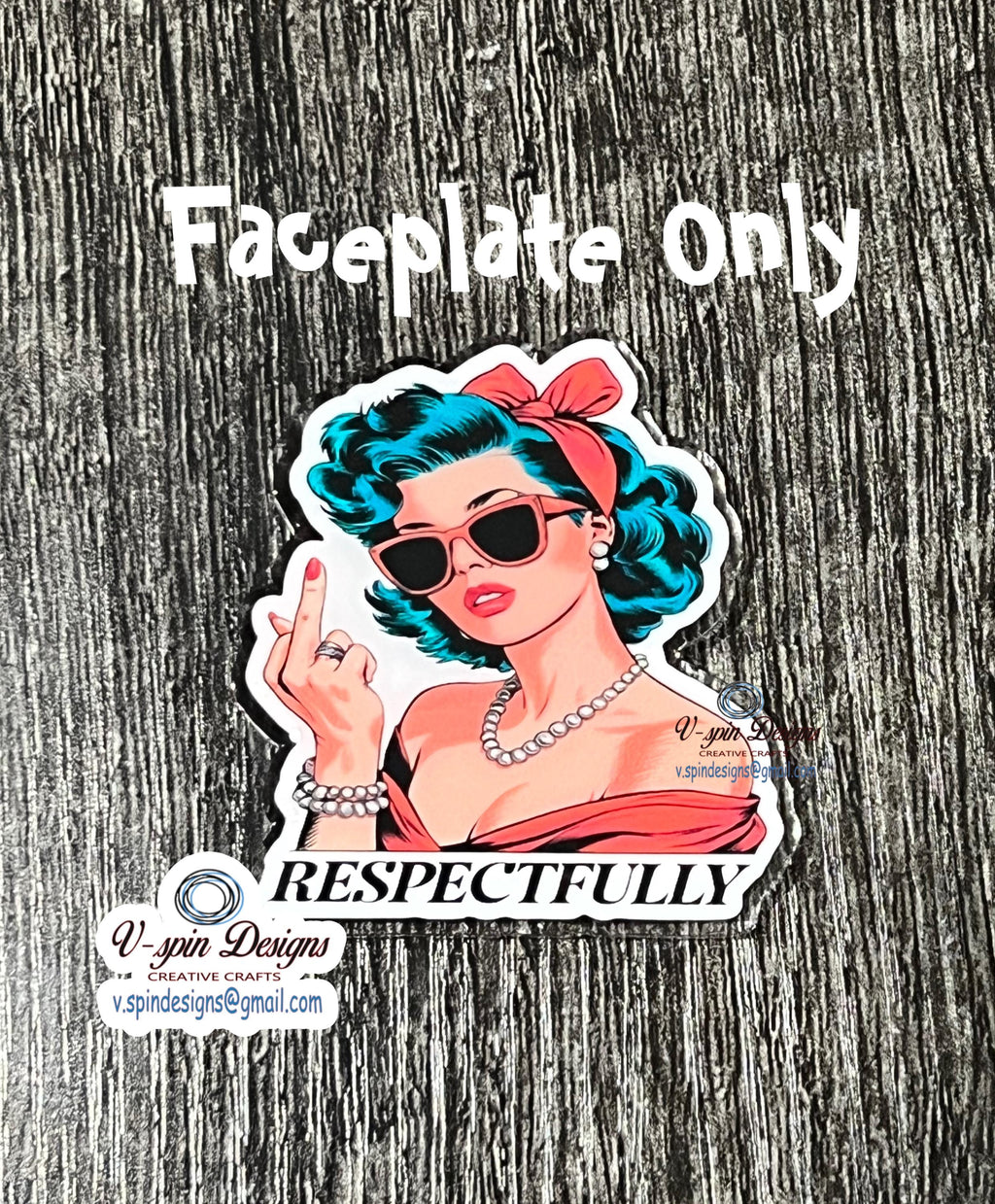 Respectfully Badge reel/ID Holder card holder/nurse badge reels/teachers/funny badge reels