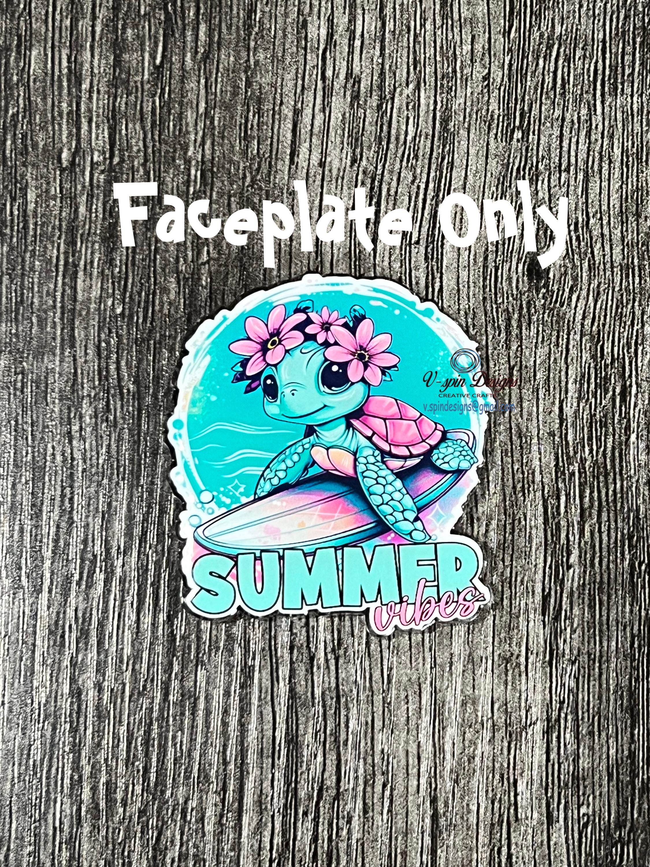 Summer Sea Turtle retractable badge reel/ID holder/nurse/card holder/teachers/students/ocean/summer badge reels