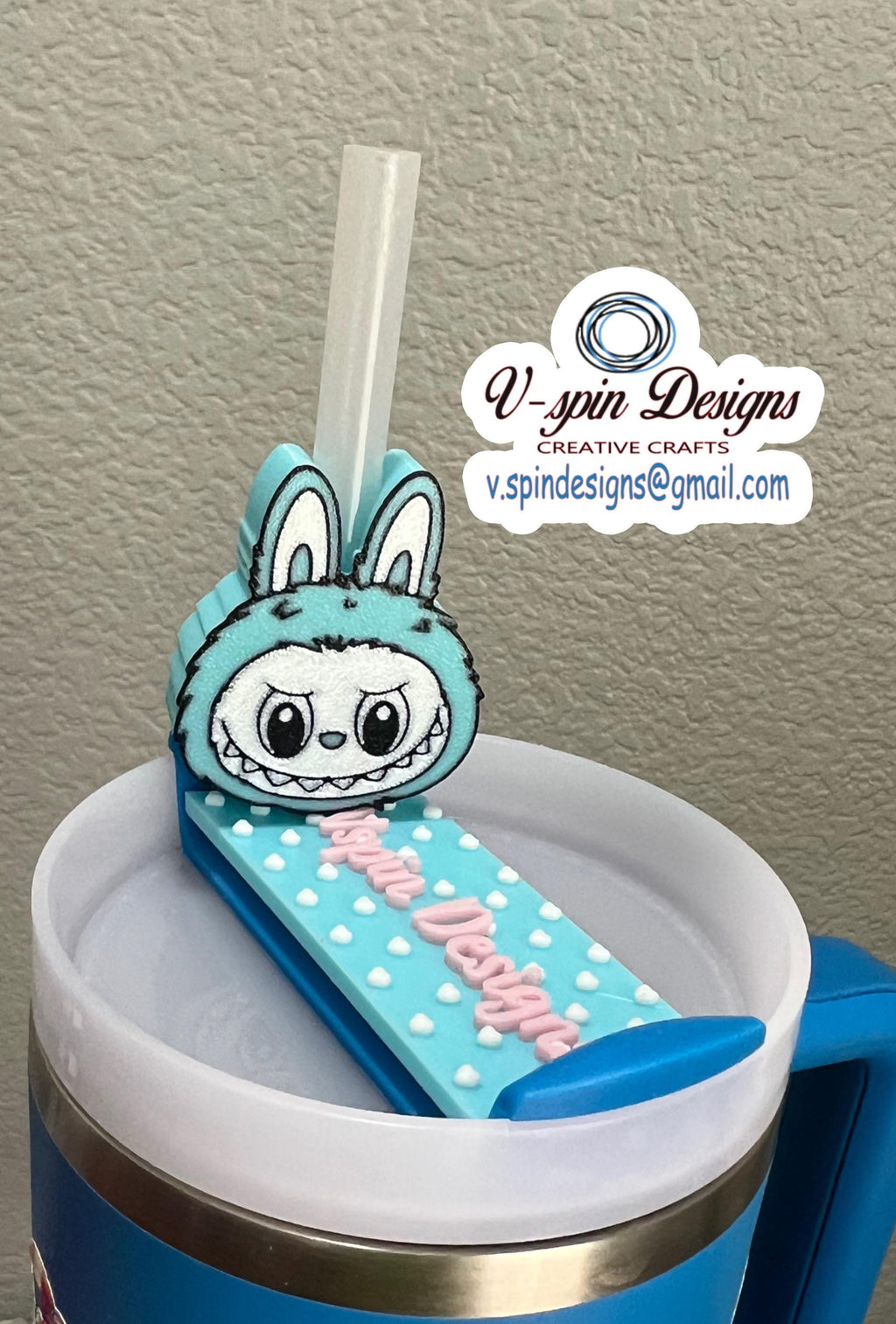 Cute "Have a Seat" Little Monsters Badge Reel | Retractable Acrylic ID Holder